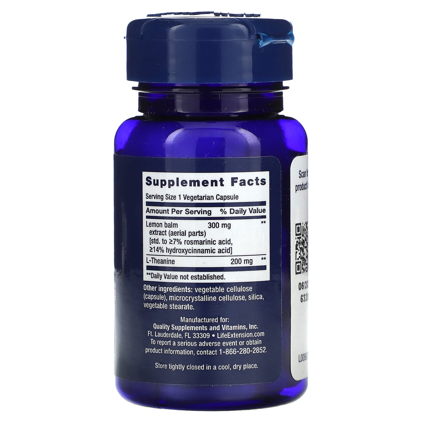 Life Extension, Enhanced Stress Relief, 30 Vegetarian Capsules - Image 2