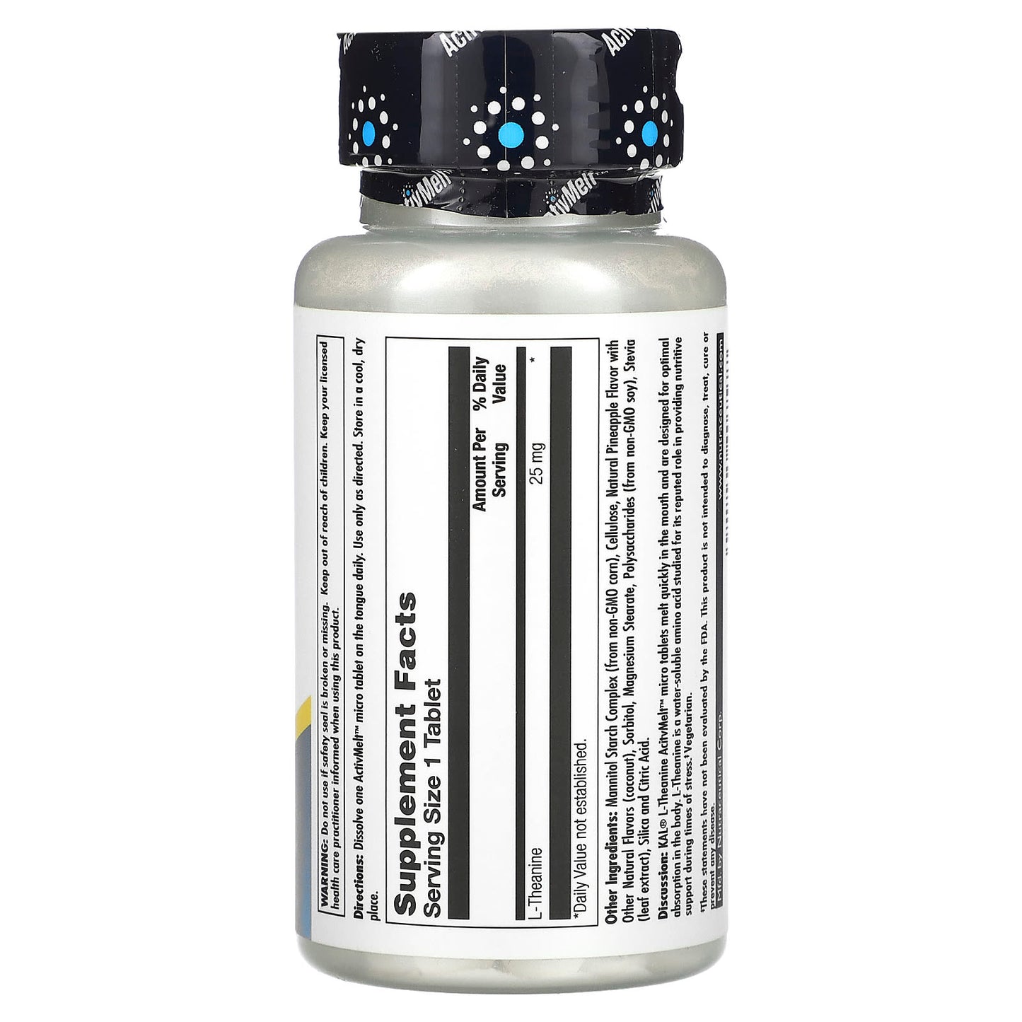 L-Theanine Pineapple Flavored Micro Tablets by KAL - Image 2