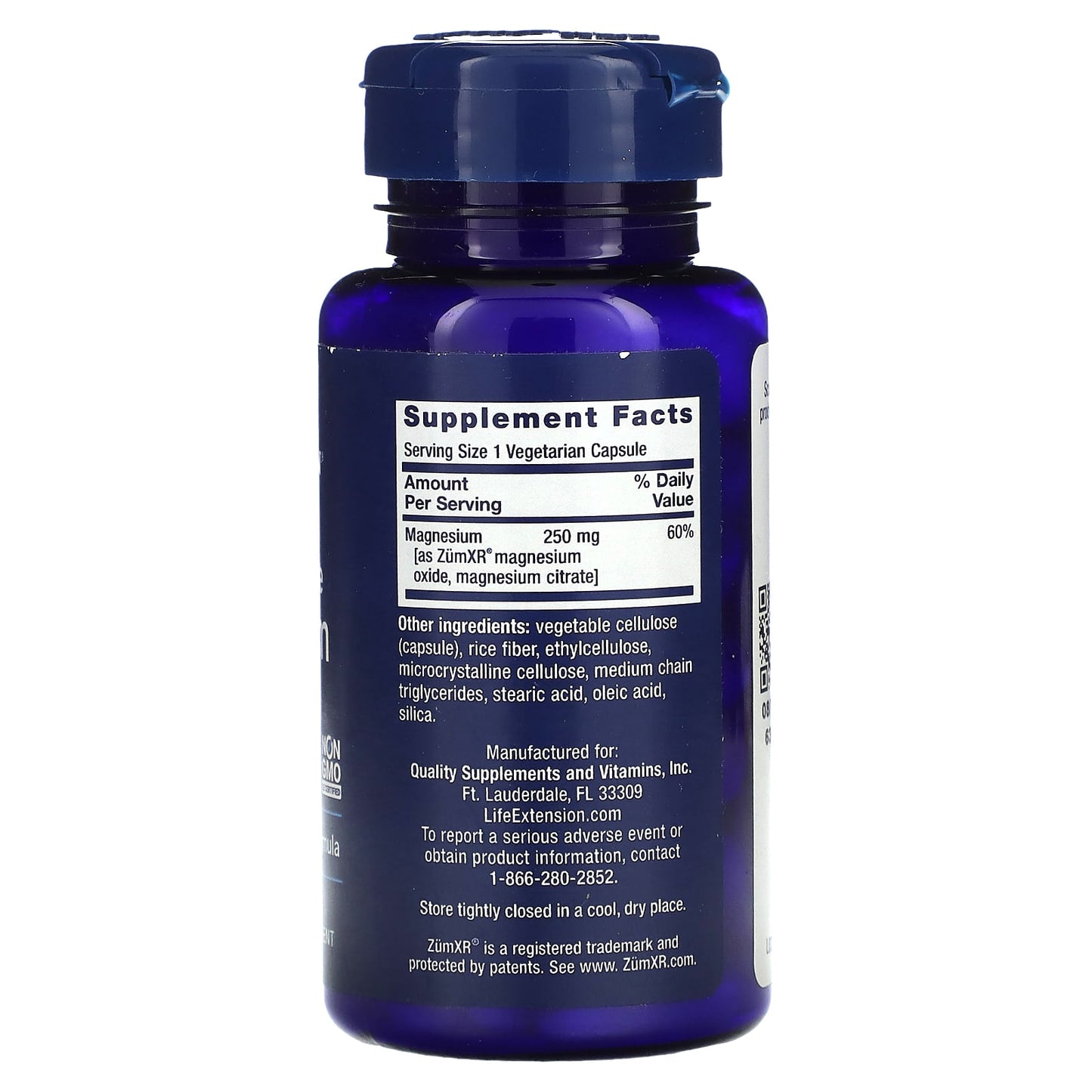 Life Extension, Extend-Release Magnesium, 60 Vegetarian Capsules (250 mg per Capsule) - Image 2