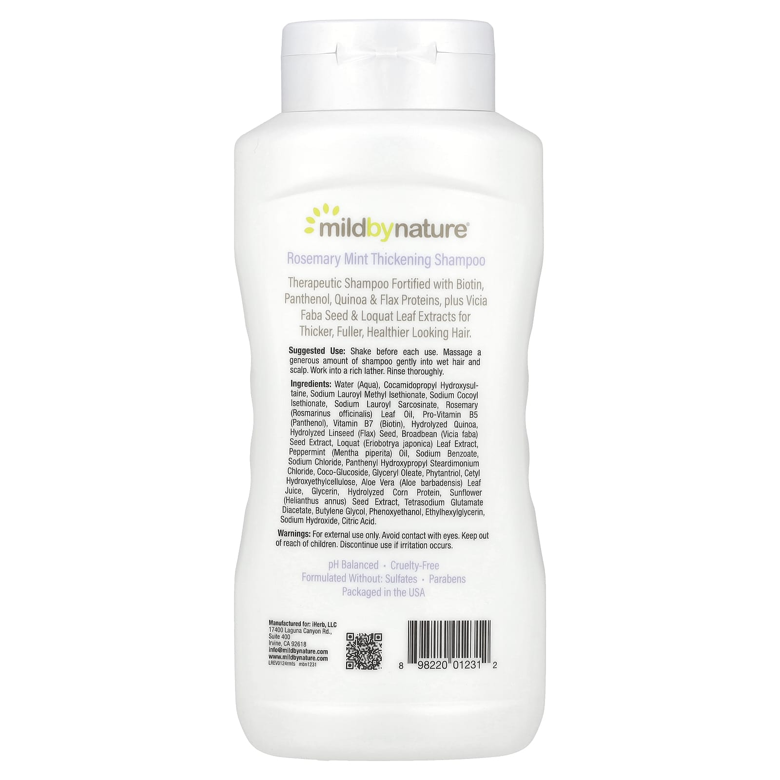 Rosemary Mint Thickening Shampoo for Thicker, Fuller Hair - Cruelty Free - Image 2