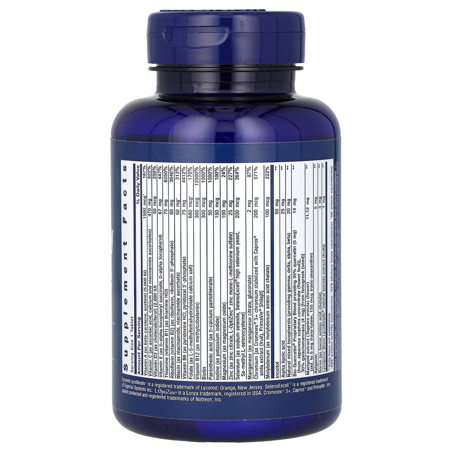 Life Extension, One-Per-Day Multivitamin, 60 Tablets - Image 2