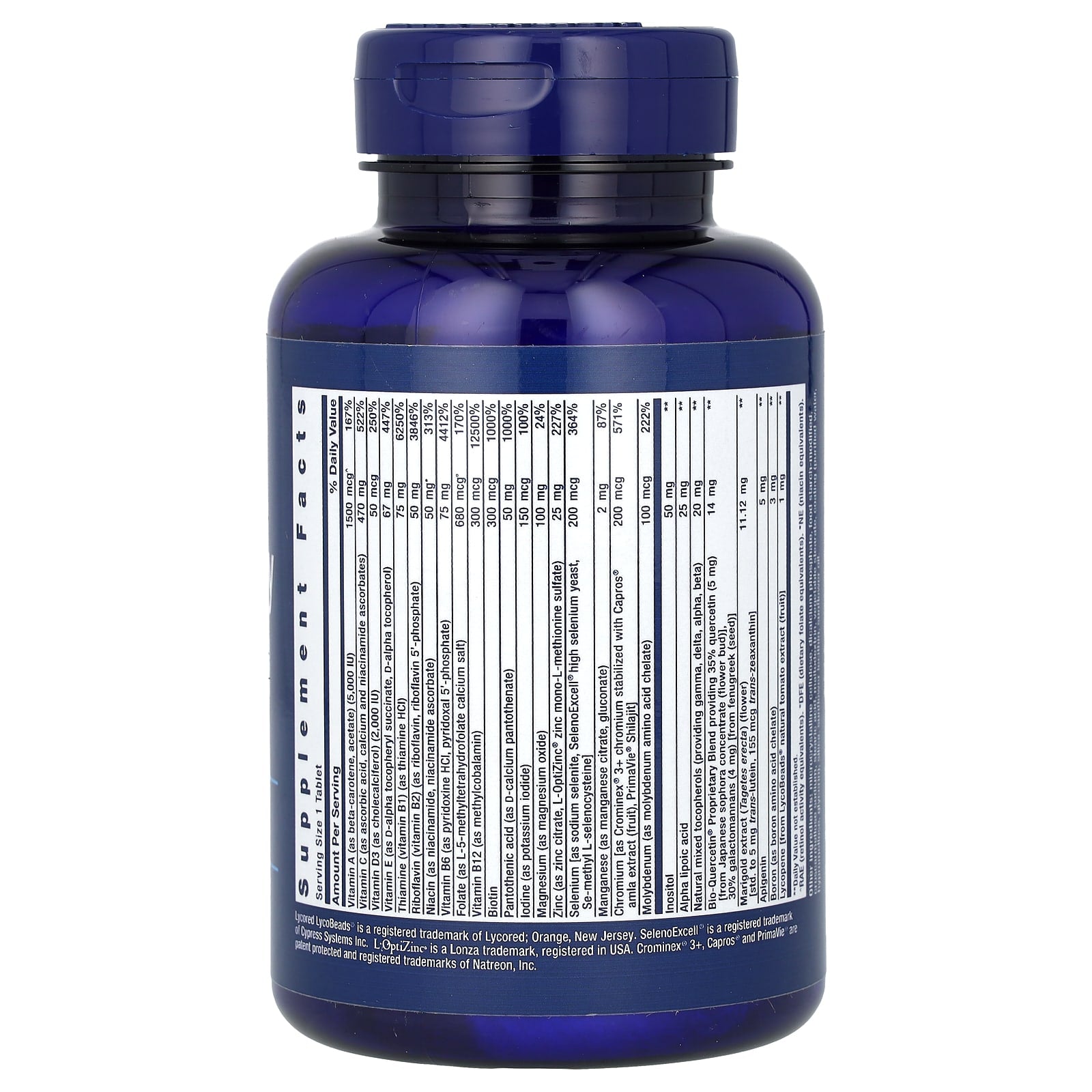 Life Extension, One-Per-Day Multivitamin, 60 Tablets - Image 2