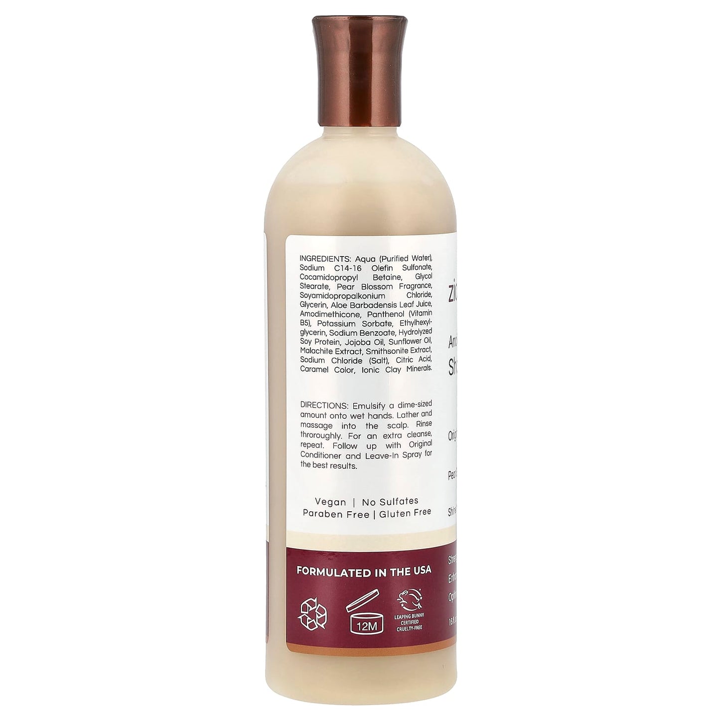Zion Health, Ancient Minerals Shampoo, Original, Pear Blossom, 16 fl oz (473 ml) - Image 2