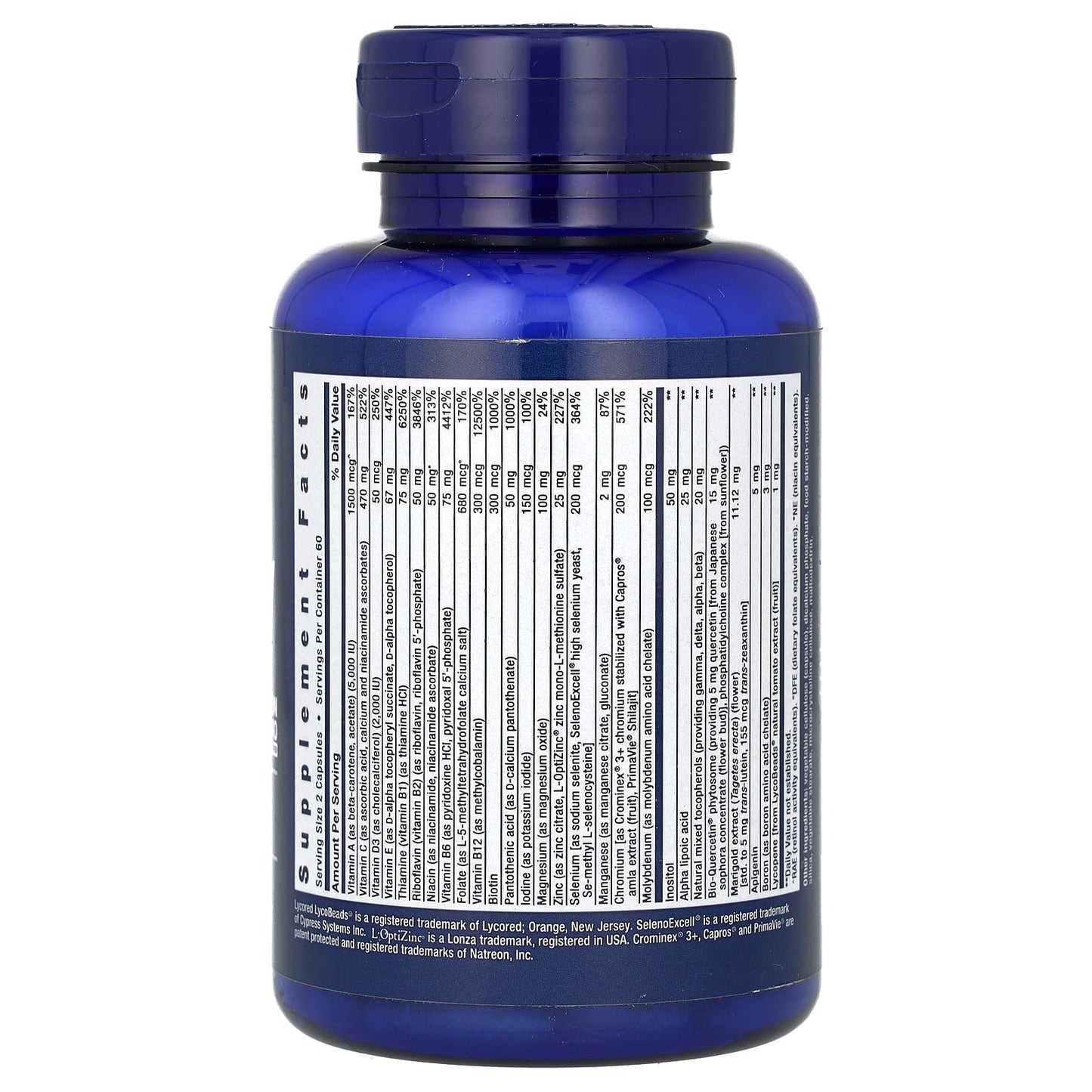 Life Extension, Two-Per-Day Multivitamin, 120 Capsules - Image 2