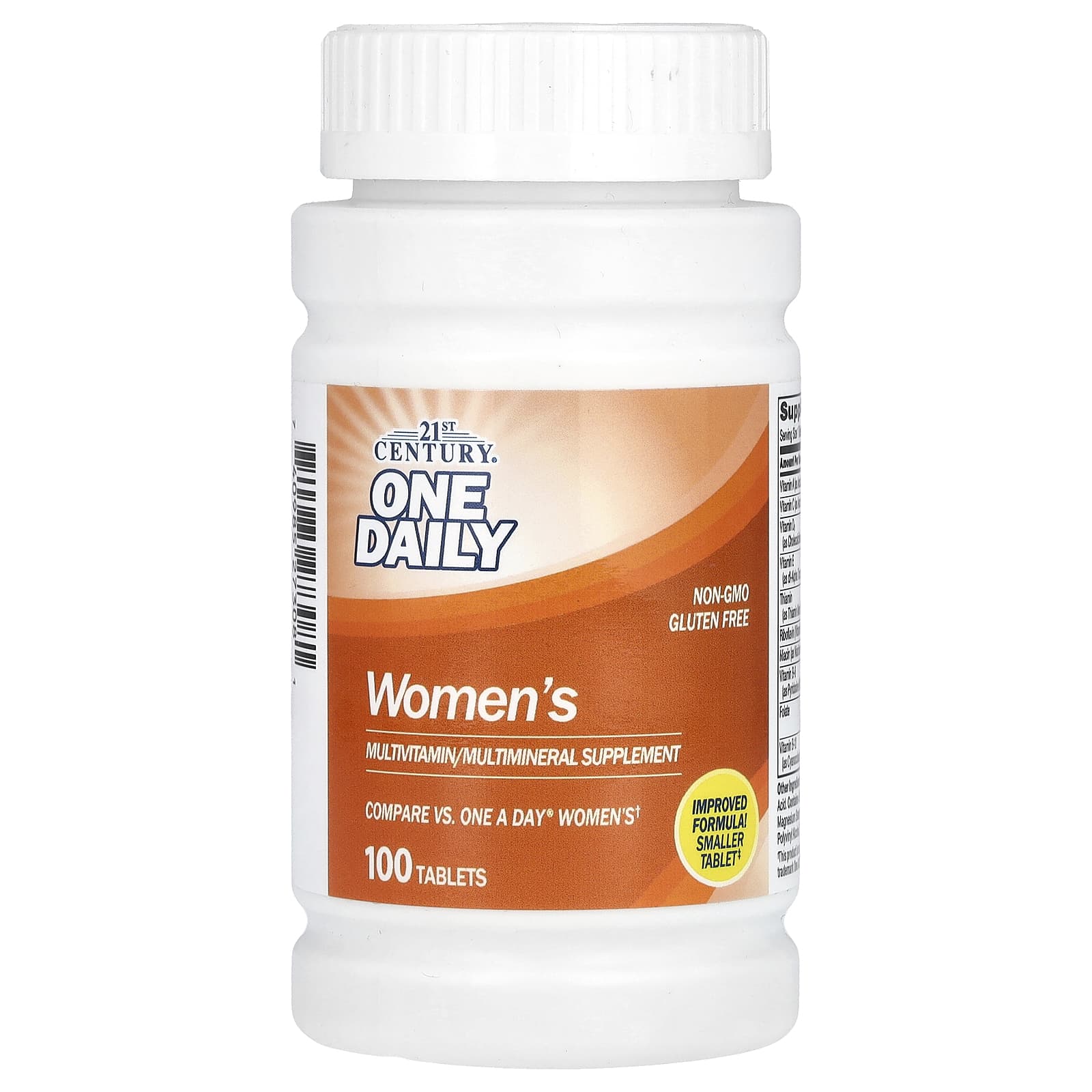 21st Century Women's Multivitamin, 100 Tablets, Gluten Free, Non GMO - Image 1