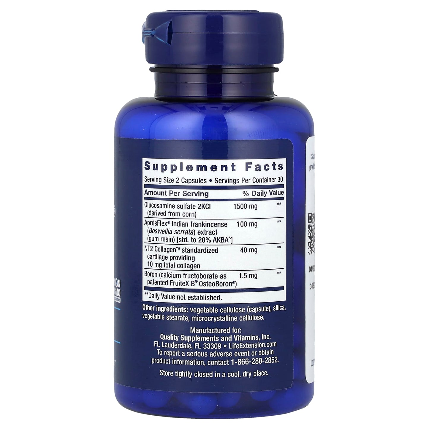 Life Extension, ArthroMax® Advanced, NT2 Collagen™ & ApresFlex®, 60 Capsules - Image 2
