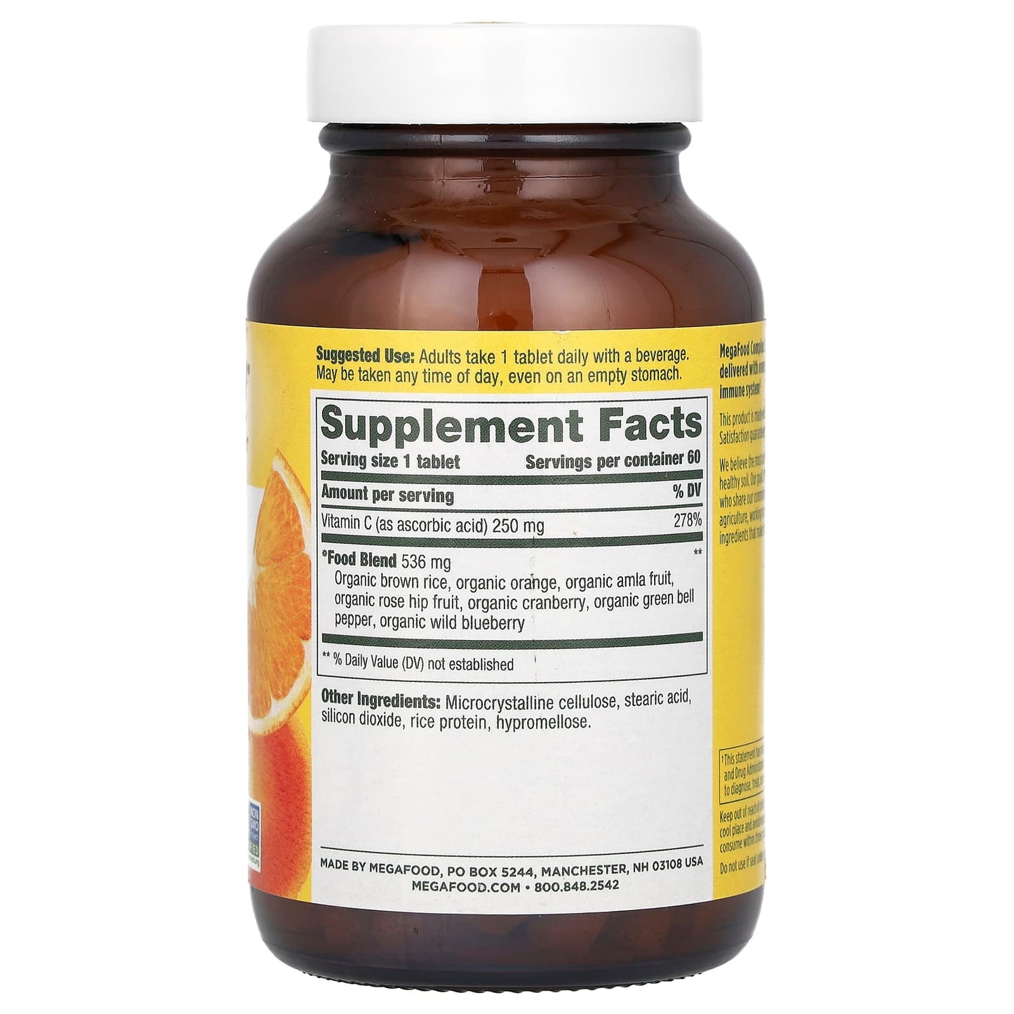 MegaFood, Complex C, 60 Tablets - Image 2