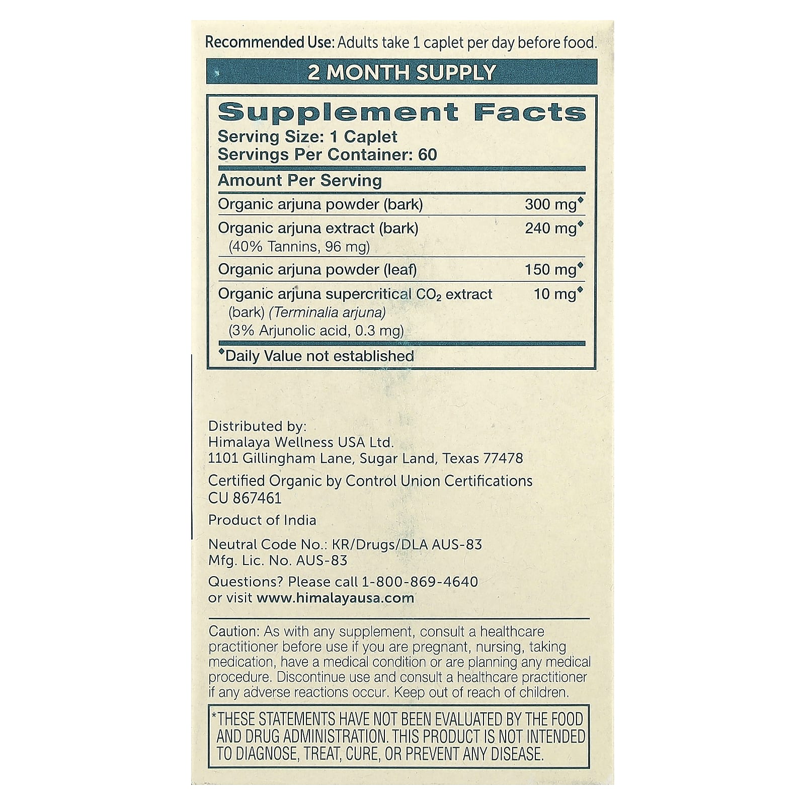 Organic Arjuna Capsules for Heart Health & Wellness - Image 2