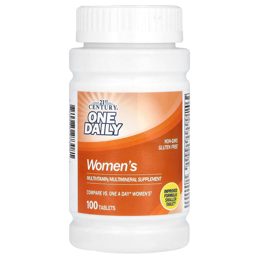 21st Century Women's Multivitamin, 100 Tablets, Gluten Free, Non GMO - Image 1
