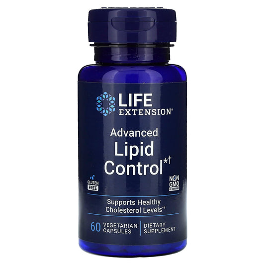 Life Extension, Advanced Lipid Control, 60 Vegetarian Capsules (500 mg per Capsule) - Image 1