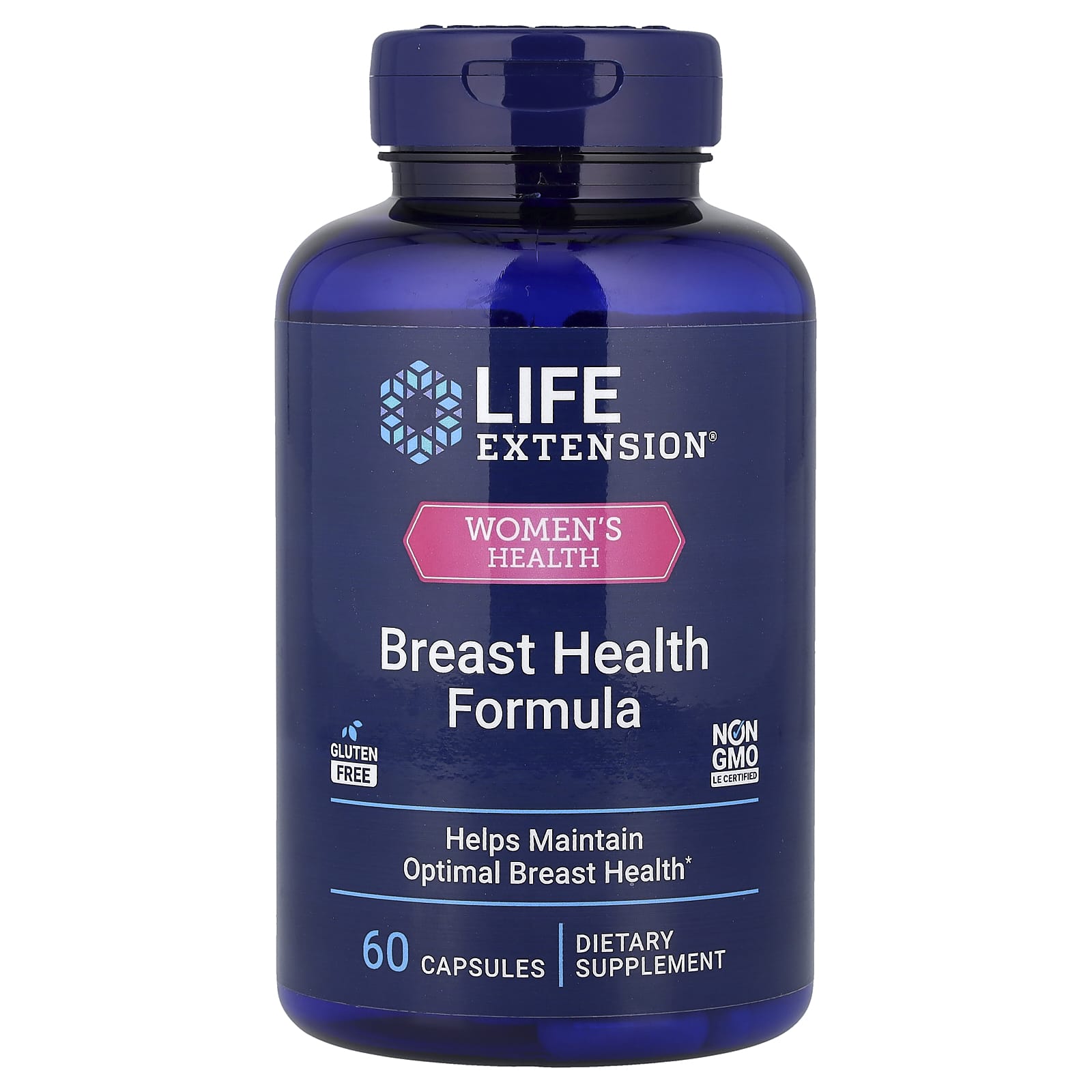 Life Extension, Women's Health, Breast Health Formula, 60 Capsules - Image 1