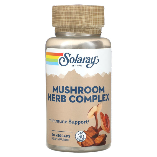 Solaray, Mushroom Herb Complex, 90 VegCaps - Image 1