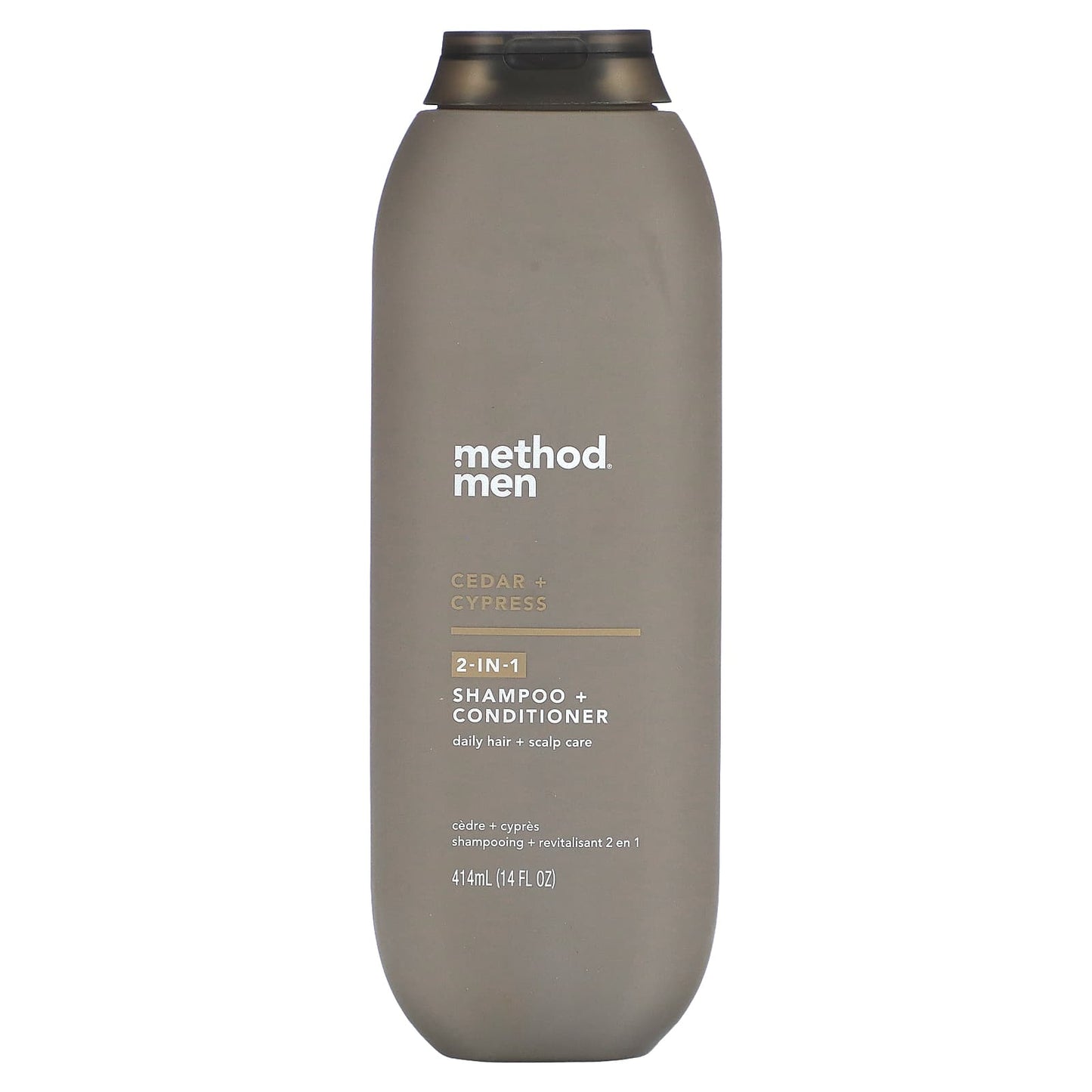 Method, Men, 2-In-1 Shampoo + Conditioner, Cedar + Cypress, 14 fl oz (414 ml) - Image 1