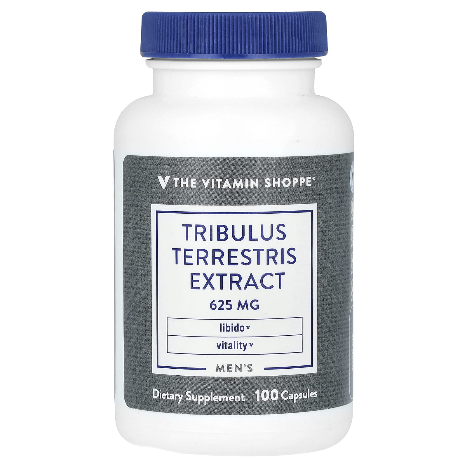 The Vitamin Shoppe, Men's Tribulus Terrestris Extract, 625 mg, 100 Capsules - Image 1