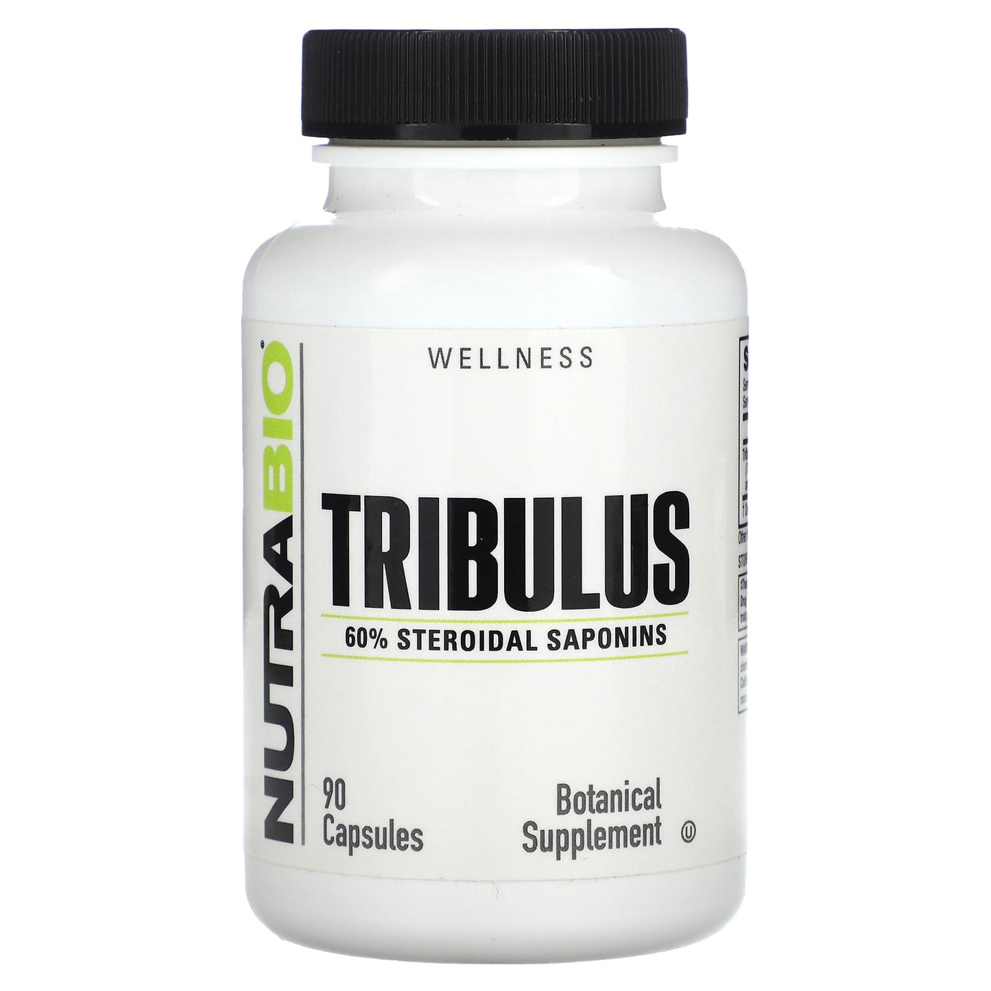 NutraBio, Tribulus, 90 Capsules (500 mg per Capsule) - Image 1