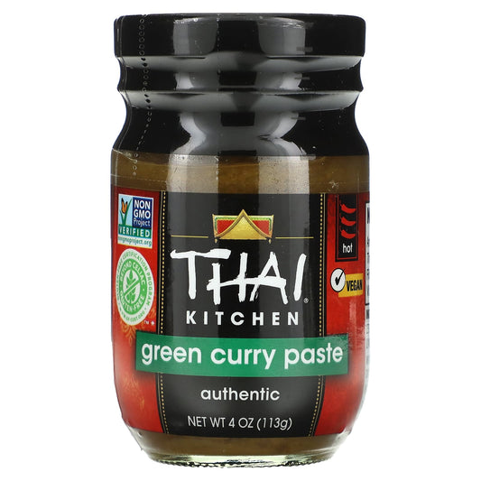 Thai Kitchen, Green Curry Paste, Hot, 4 oz (113 g) - Image 1