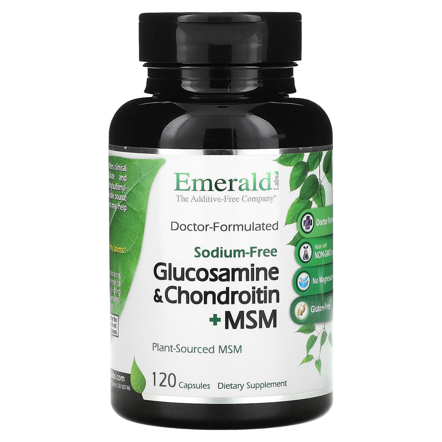 Glucosamine Chondroitin MSM Supplement for Joint Health - 120 Capsules - Image 1