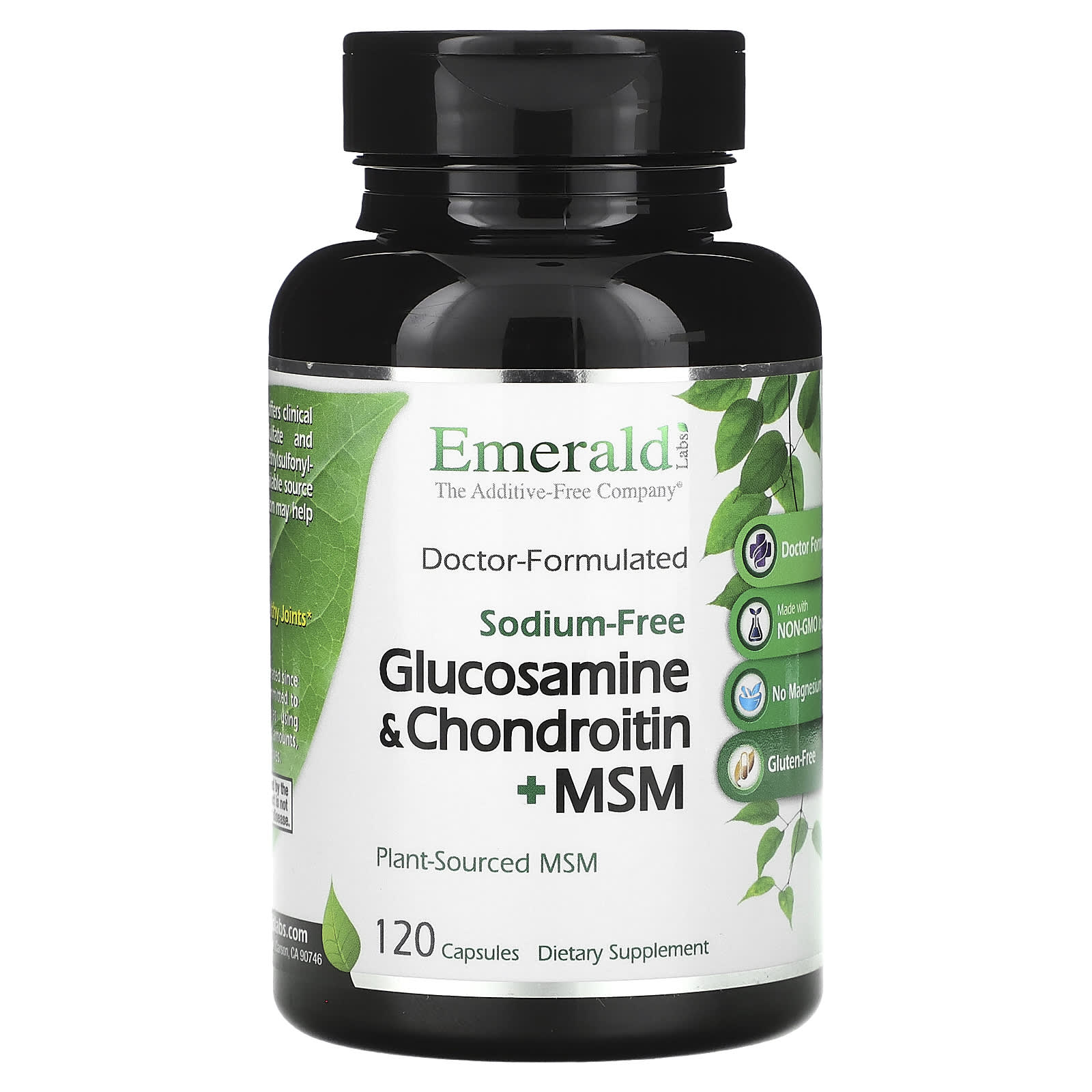 Glucosamine Chondroitin MSM Supplement for Joint Health - 120 Capsules - Image 1