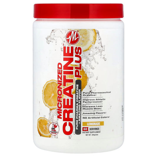 Metabolic Nutrition, Micronized Creatine Plus™, Lemonade, 420 g - Image 1