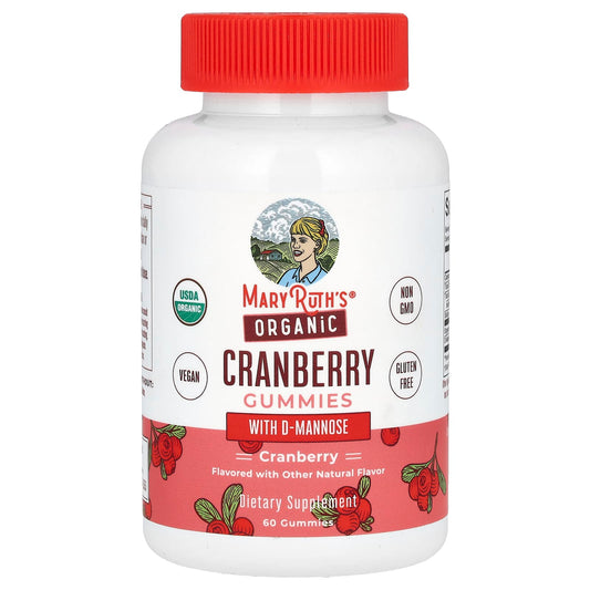 MaryRuth's, Organic Cranberry Gummies with D-Mannose, 60 Gummies - Image 1