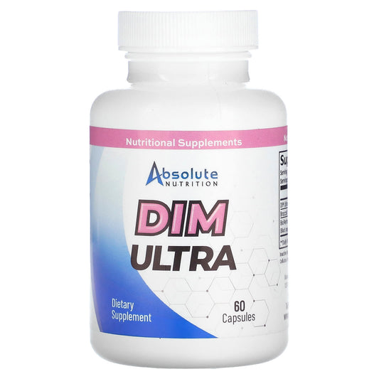 DIM Ultra Dietary Supplement by Absolute Nutrition - 60 Capsules - Image 1