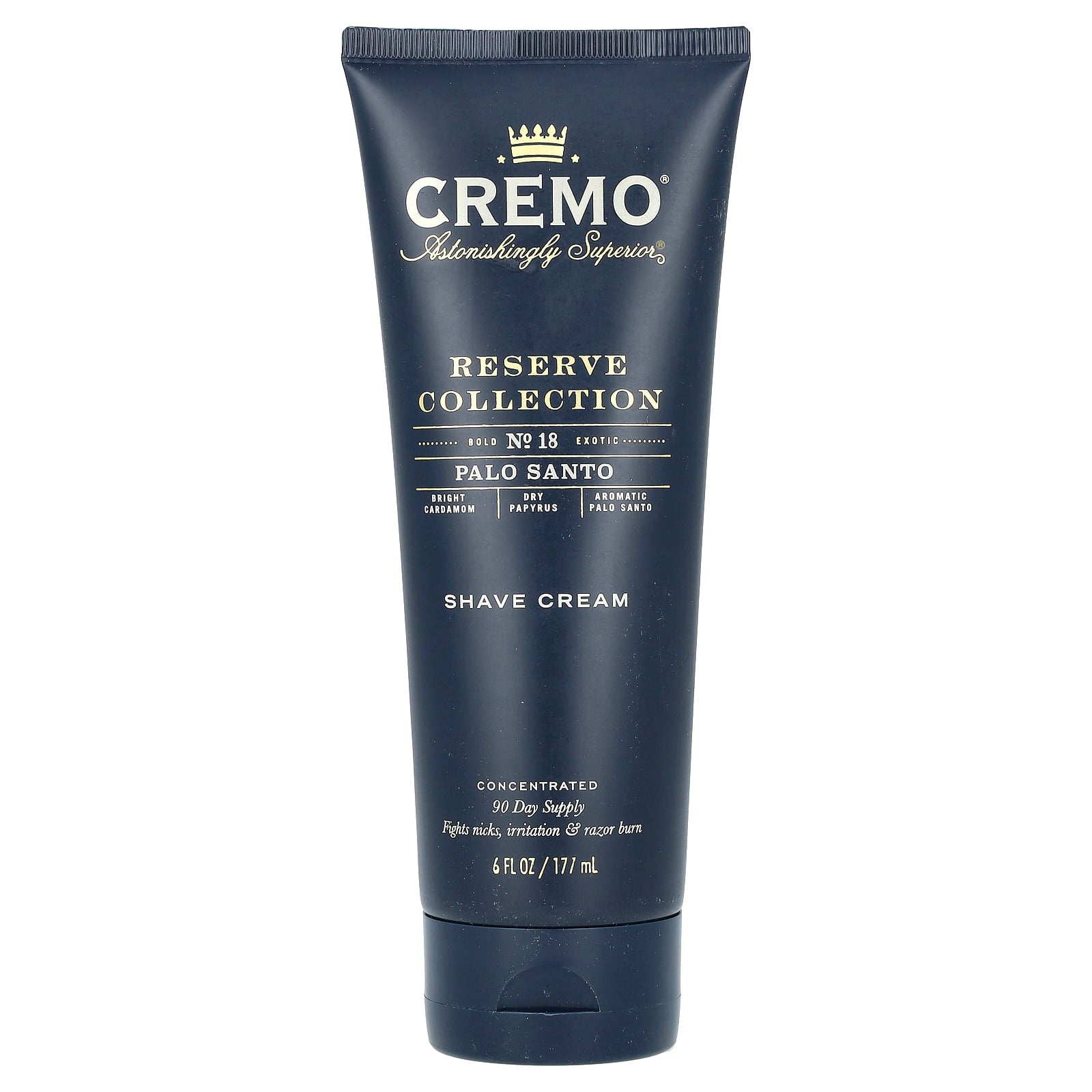 Palo Santo Shave Cream by Cremo - 90 Day Supply for Smooth Skin - Image 1