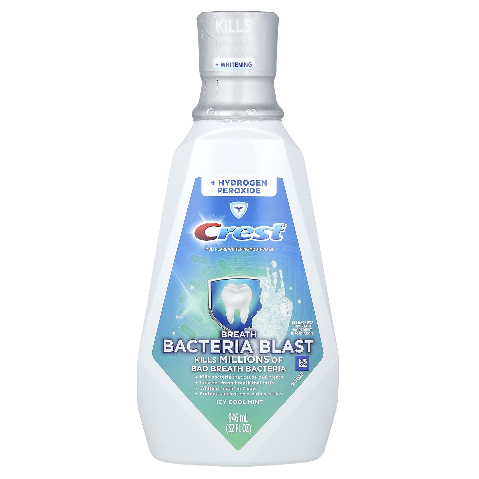Crest Whitening Mouthwash for Fresh Breath & Stain Protection - Image 1