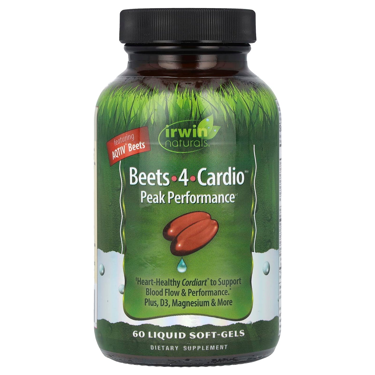 Irwin Naturals Beets-4-Cardio Liquid Soft-Gels for Cardiovascular Health - Image 1