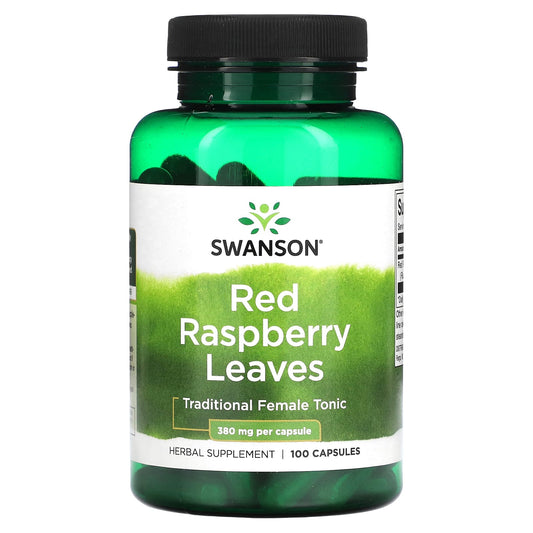 Swanson, Red Raspberry Leaves, 380 mg, 100 Capsules - Image 1