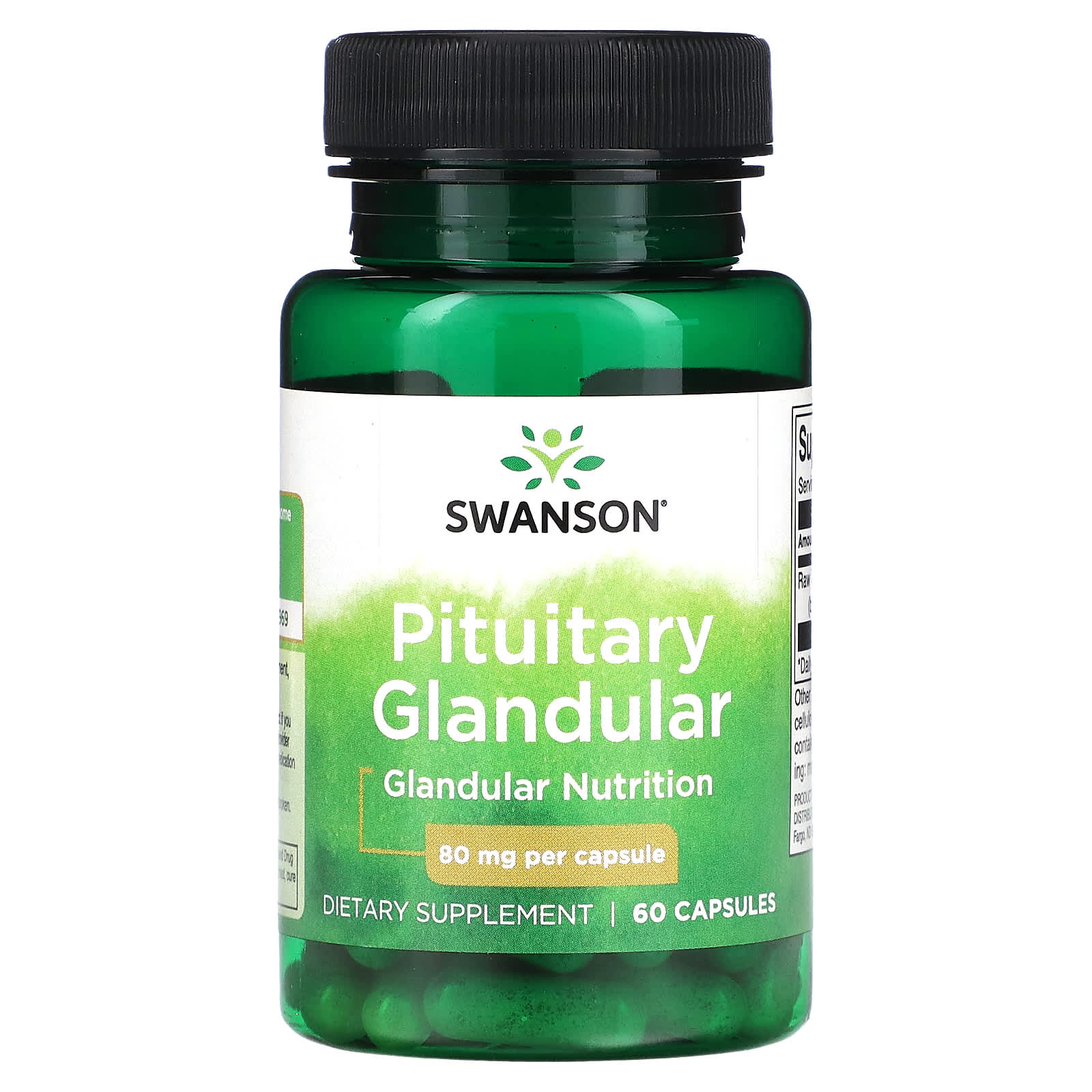 Swanson, Pituitary Glandular, 80 mg, 60 Capsules - Image 1