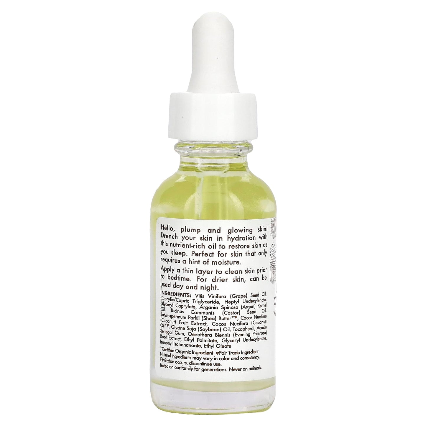 SheaMoisture, 100% Virgin Coconut Oil, Daily Hydration Overnight Face Oil, 1 fl oz (29 ml) - Image 2