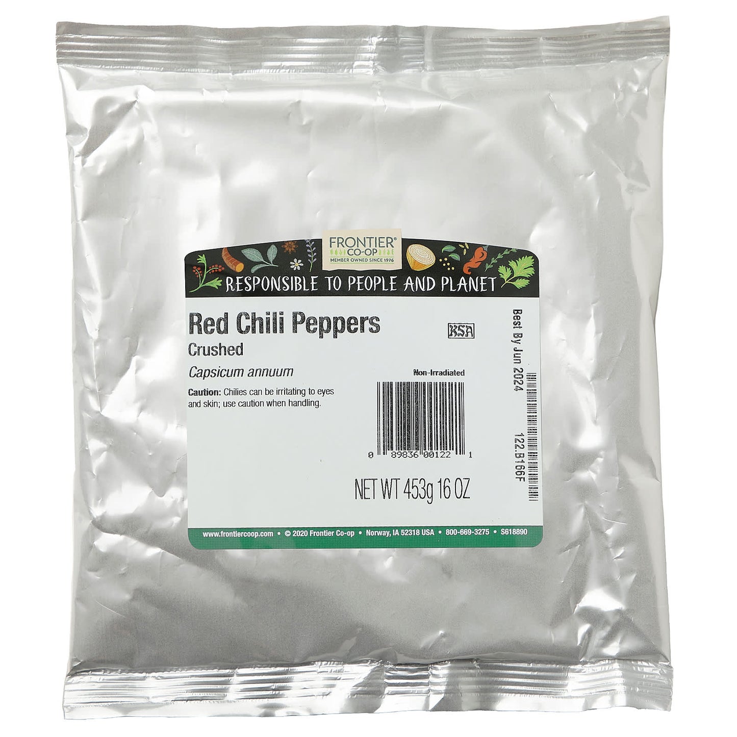 Frontier Co-op Organic Red Chili Pepper Flakes, 16 oz - Image 2