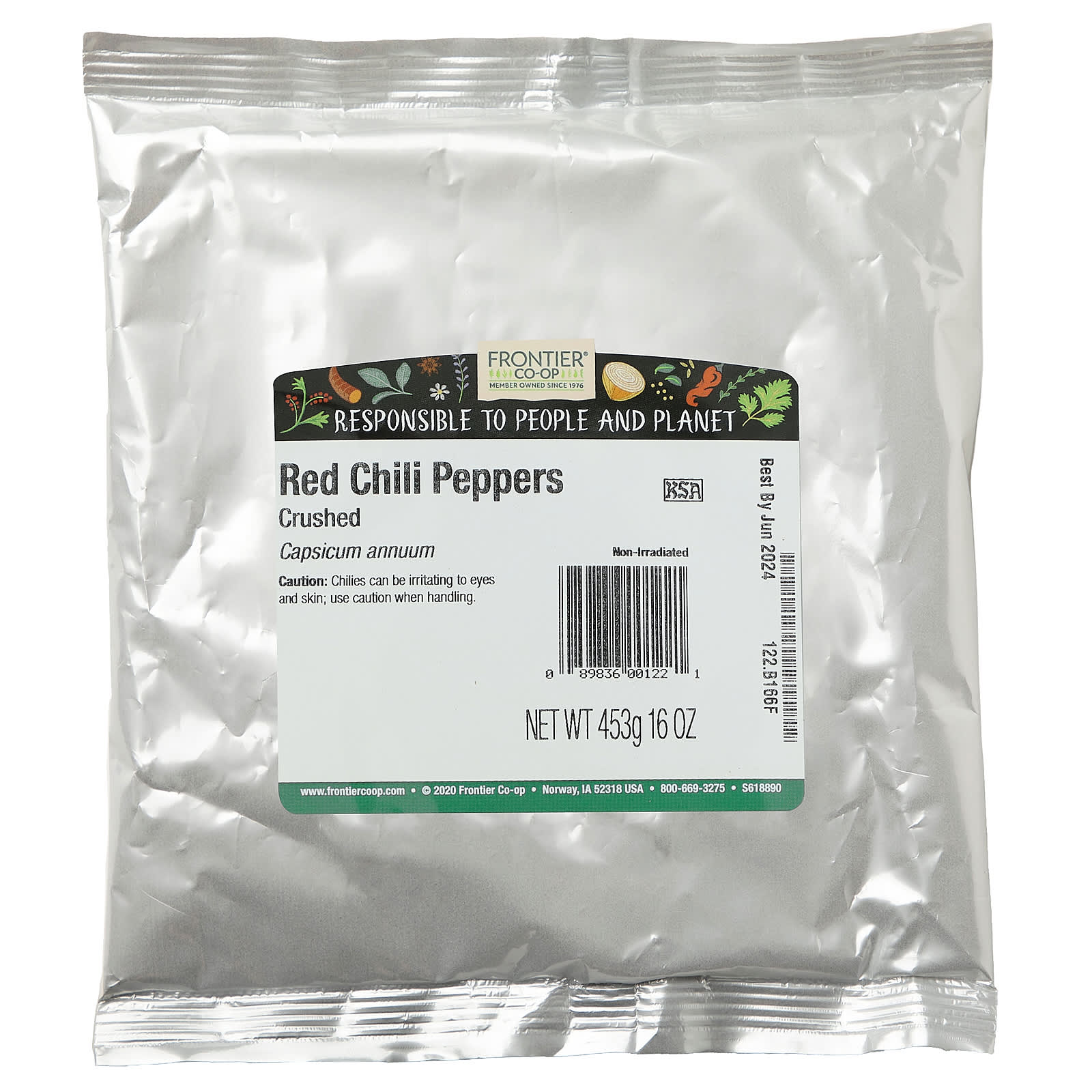 Frontier Co-op Organic Red Chili Pepper Flakes, 16 oz - Image 2