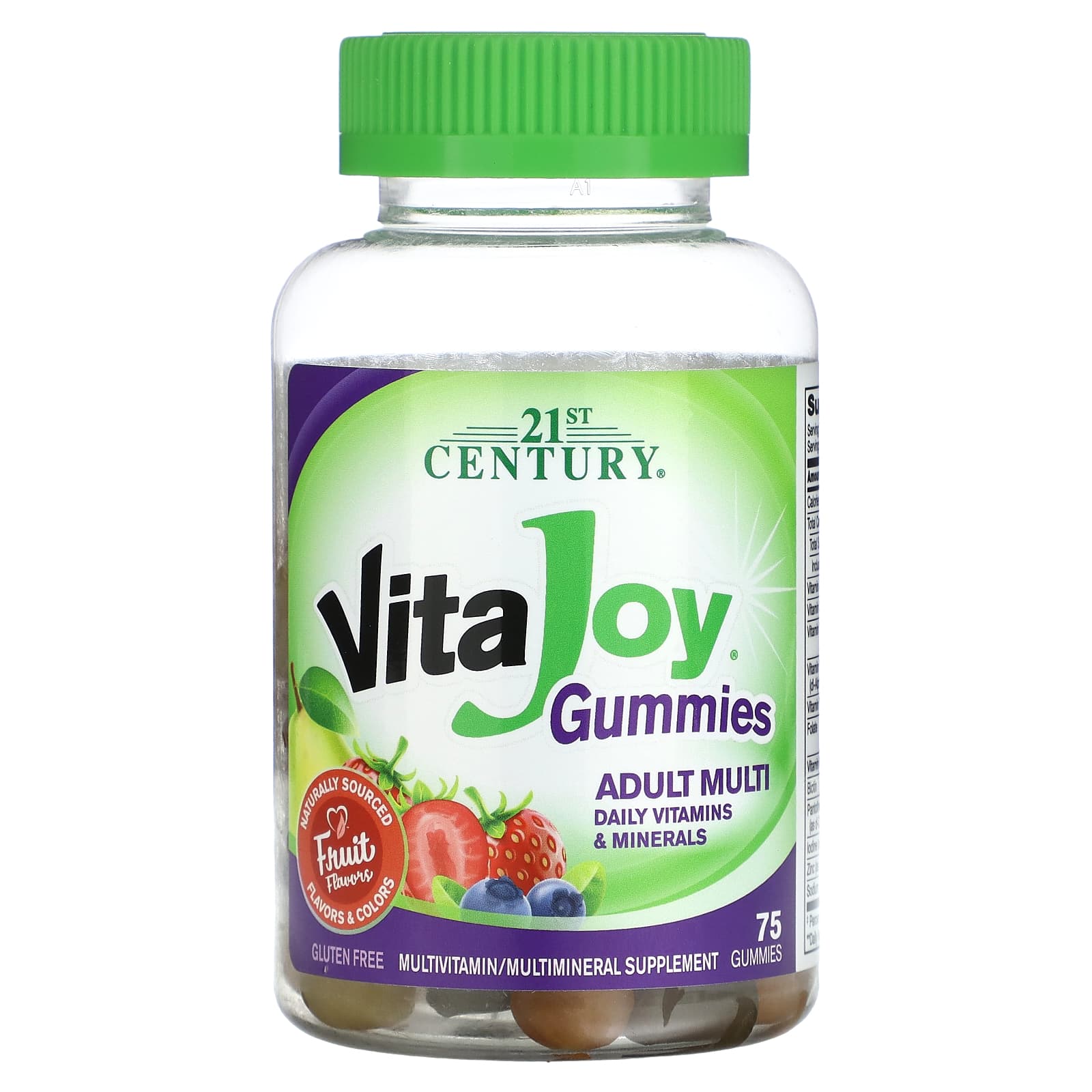 21st Century VitaJoy Adult Multi Gummies, Daily Vitamins & Minerals, 75 Count - Image 1