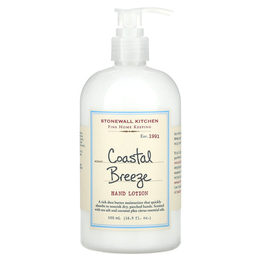 Stonewall Kitchen, Hand Lotion, Coastal Breeze, 16.9 fl oz (500 ml) - Image 1