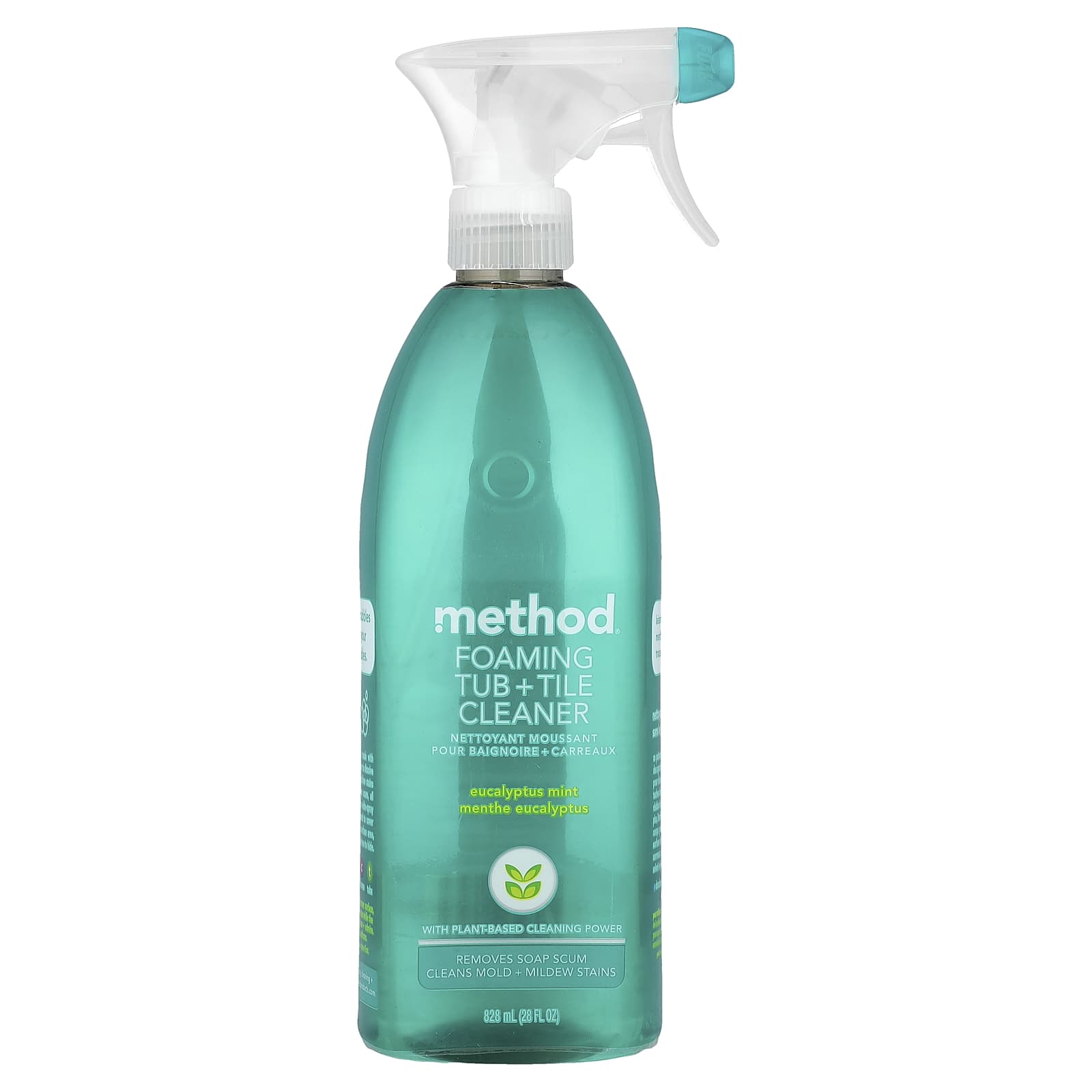 Method, Foaming Tub + Tile Cleaner, Eucalyptus Mint, 28 fl oz (828 ml) - Image 1