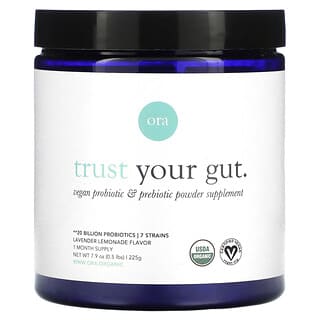 Vegan Probiotic & Prebiotic Powder - USDA Organic, 20 Billion CFU, 7 Strains