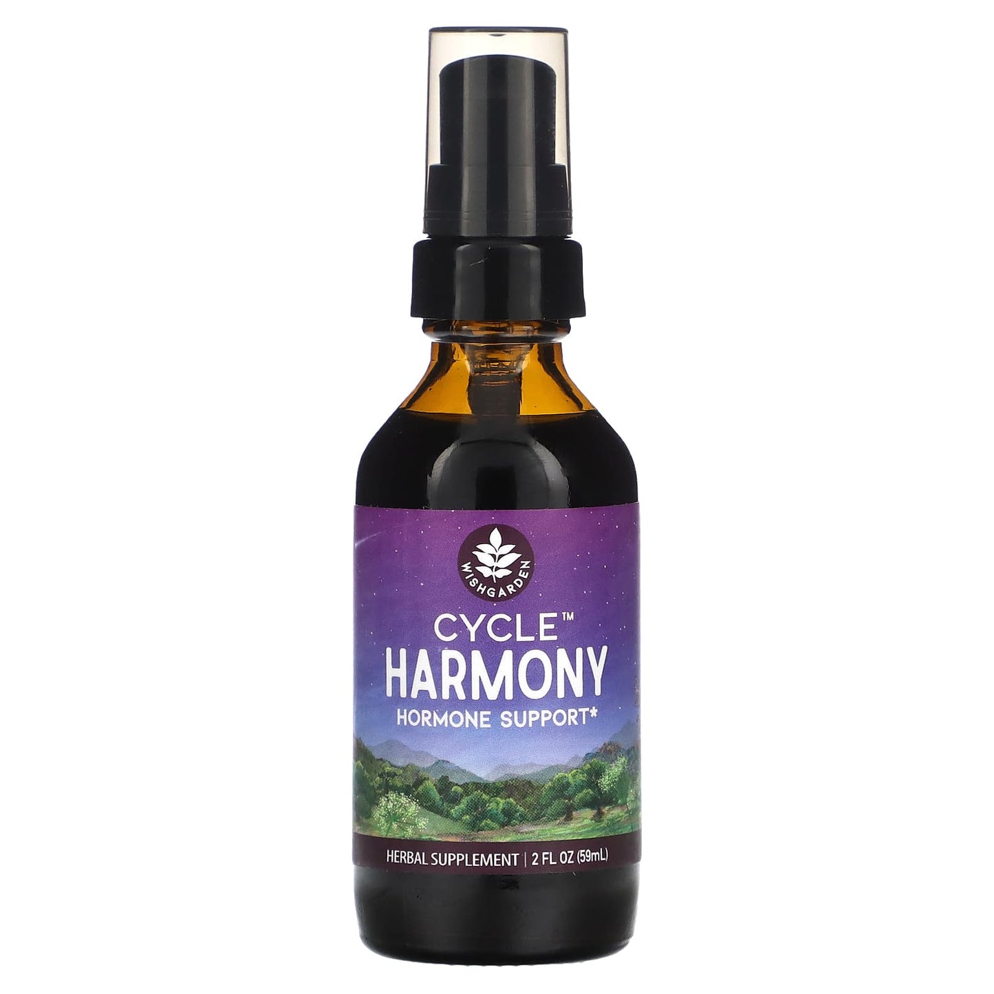 WishGarden Herbs, Cycle Harmony Hormone Support, 2 fl oz (59 ml) - Image 1