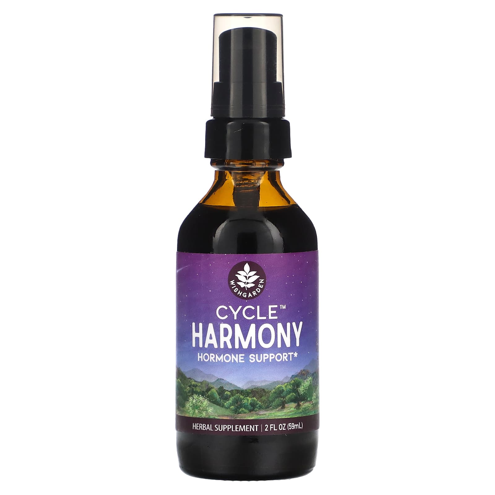 WishGarden Herbs, Cycle Harmony Hormone Support, 2 fl oz (59 ml) - Image 1