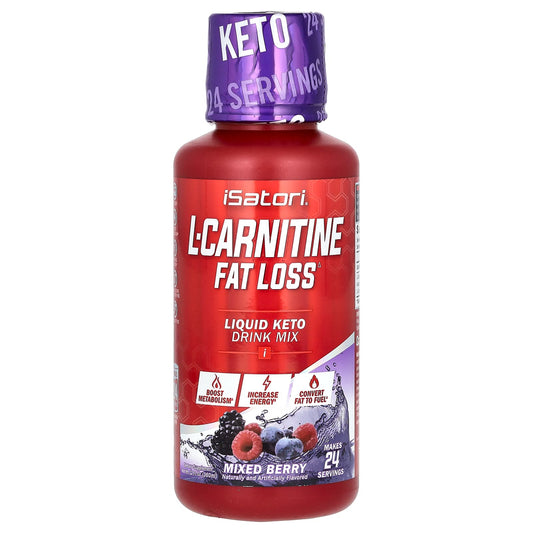 Isatori L-Carnitine Fat Loss Supplement for Men & Women - 12 fl oz - Image 1