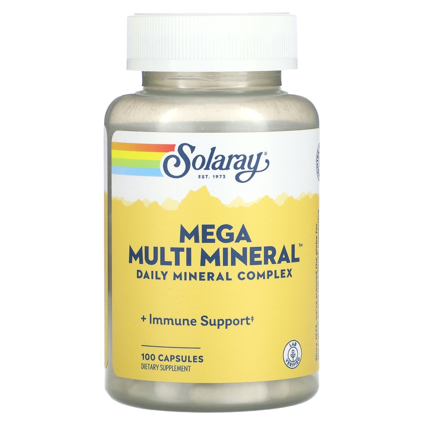 Solaray, Mega Multi Mineral, 100 Capsules - Image 1