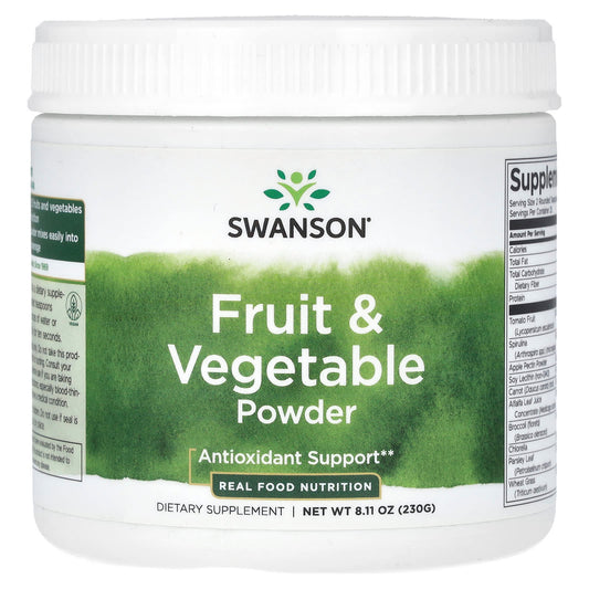 Swanson, Fruit & Vegetable Powder, 8.11 oz (230 g) - Image 1