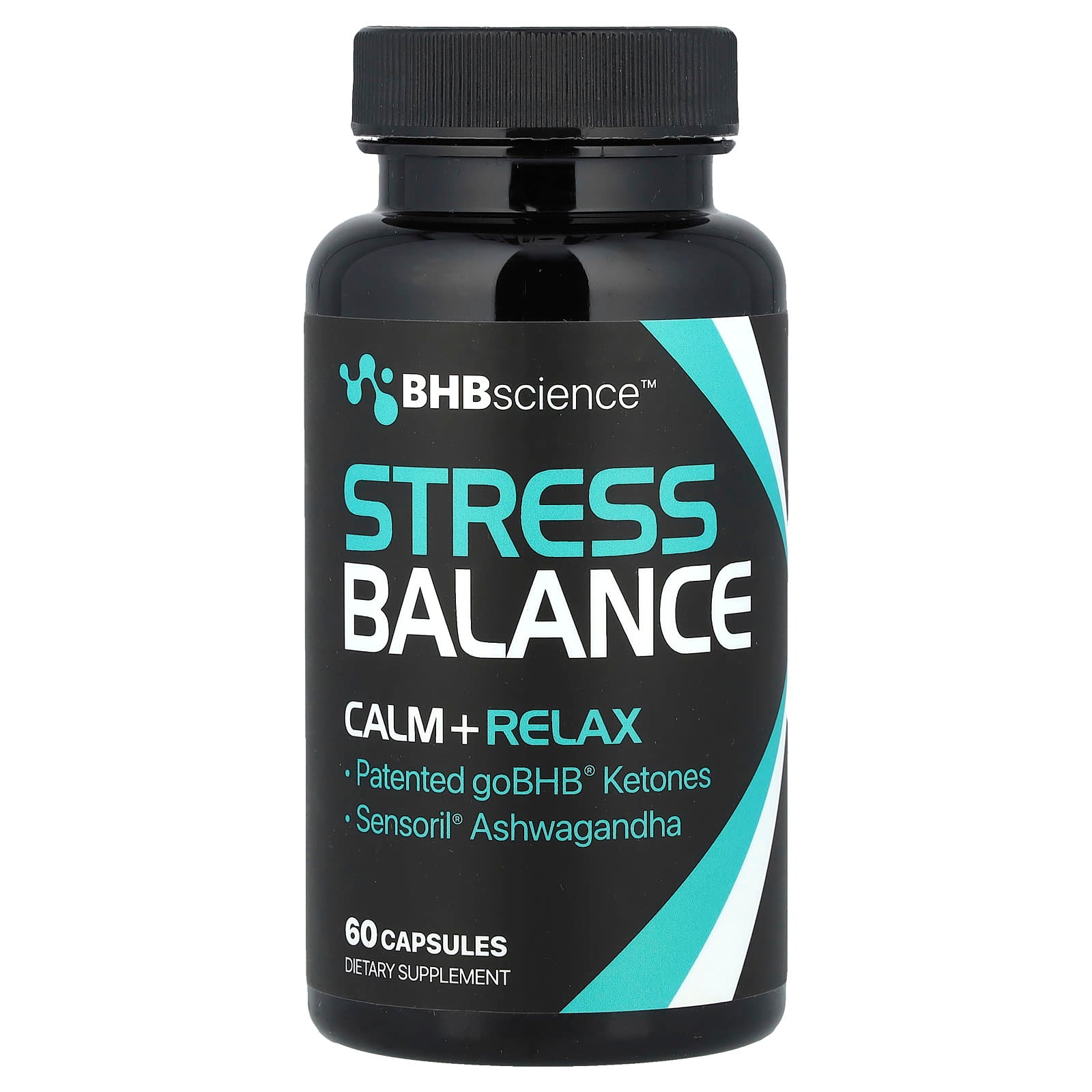 Real Ketones, BHB Science™, Stress Balance, 60 Capsules - Image 1