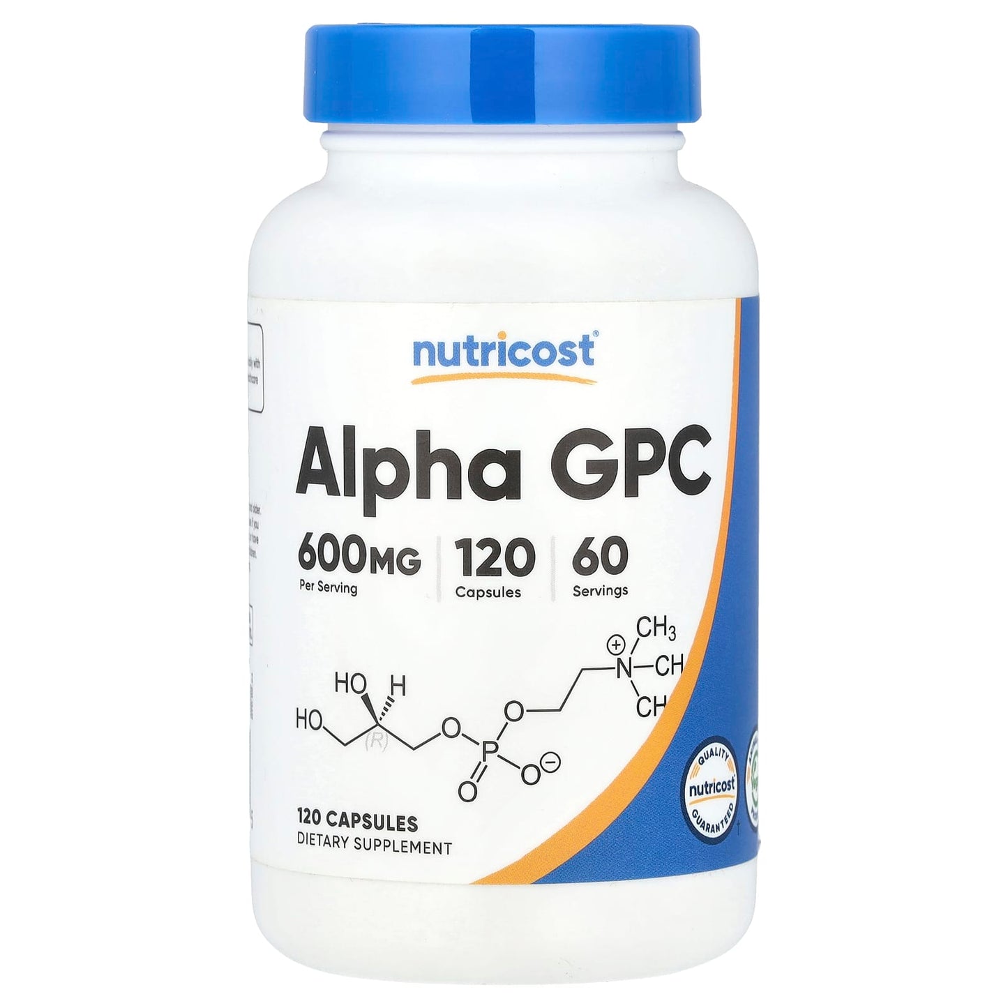 Nutricost, Alpha GPC, 120 Capsules (300 mg er Capsule) - Image 1