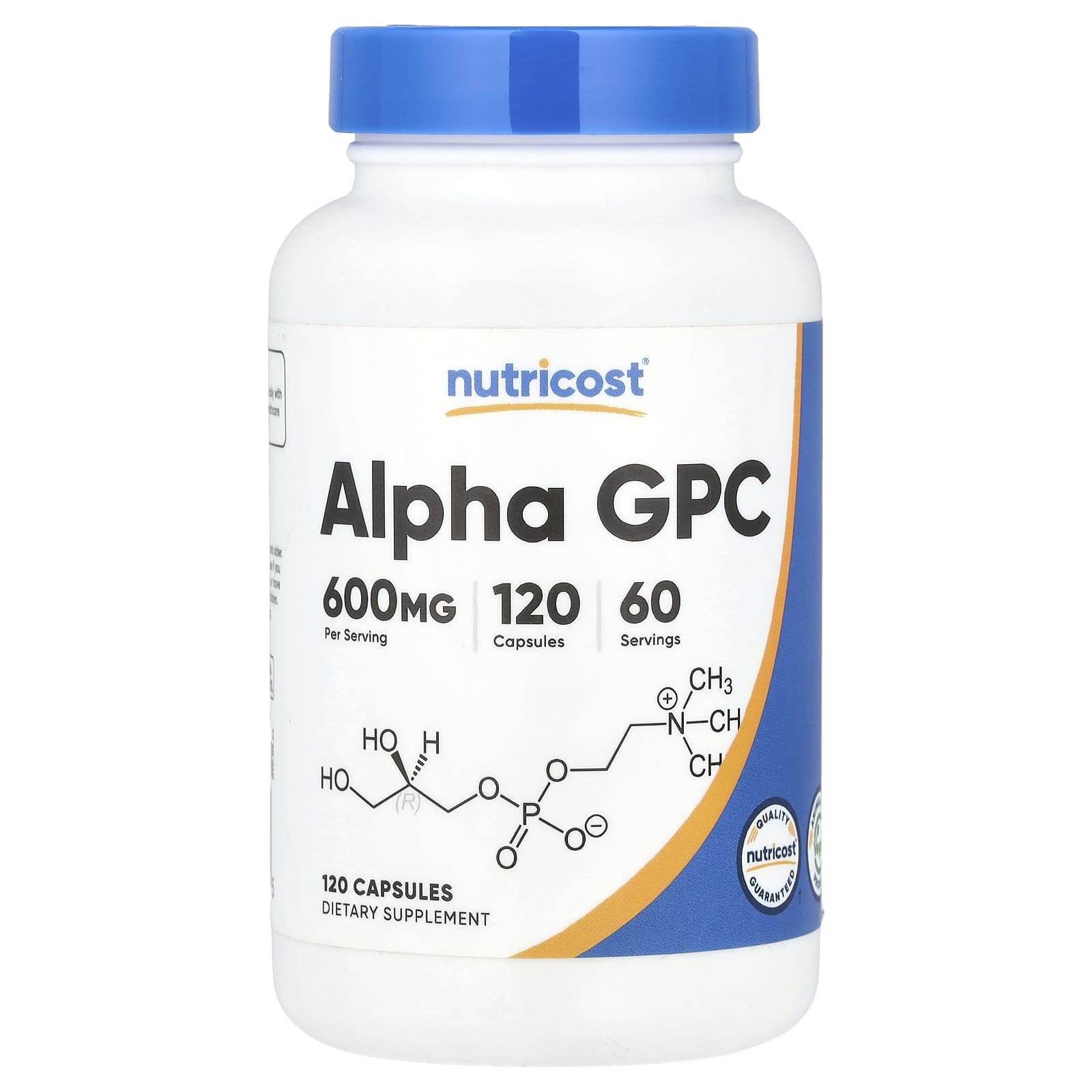 Nutricost, Alpha GPC, 120 Capsules (300 mg er Capsule) - Image 1