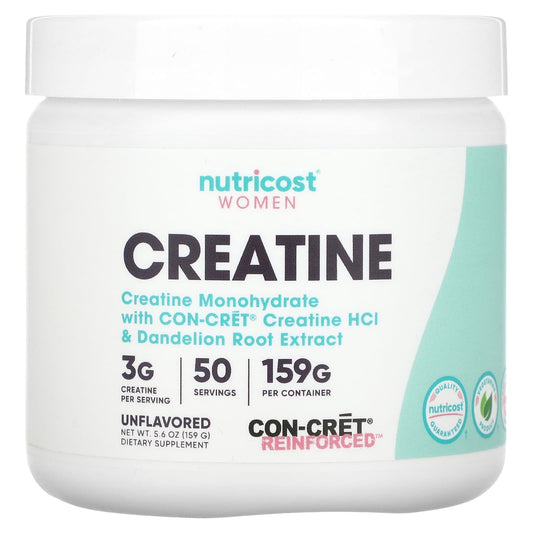 Nutricost, Women, Creatine, Unflavored, 5.6 oz (159 g) - Image 1