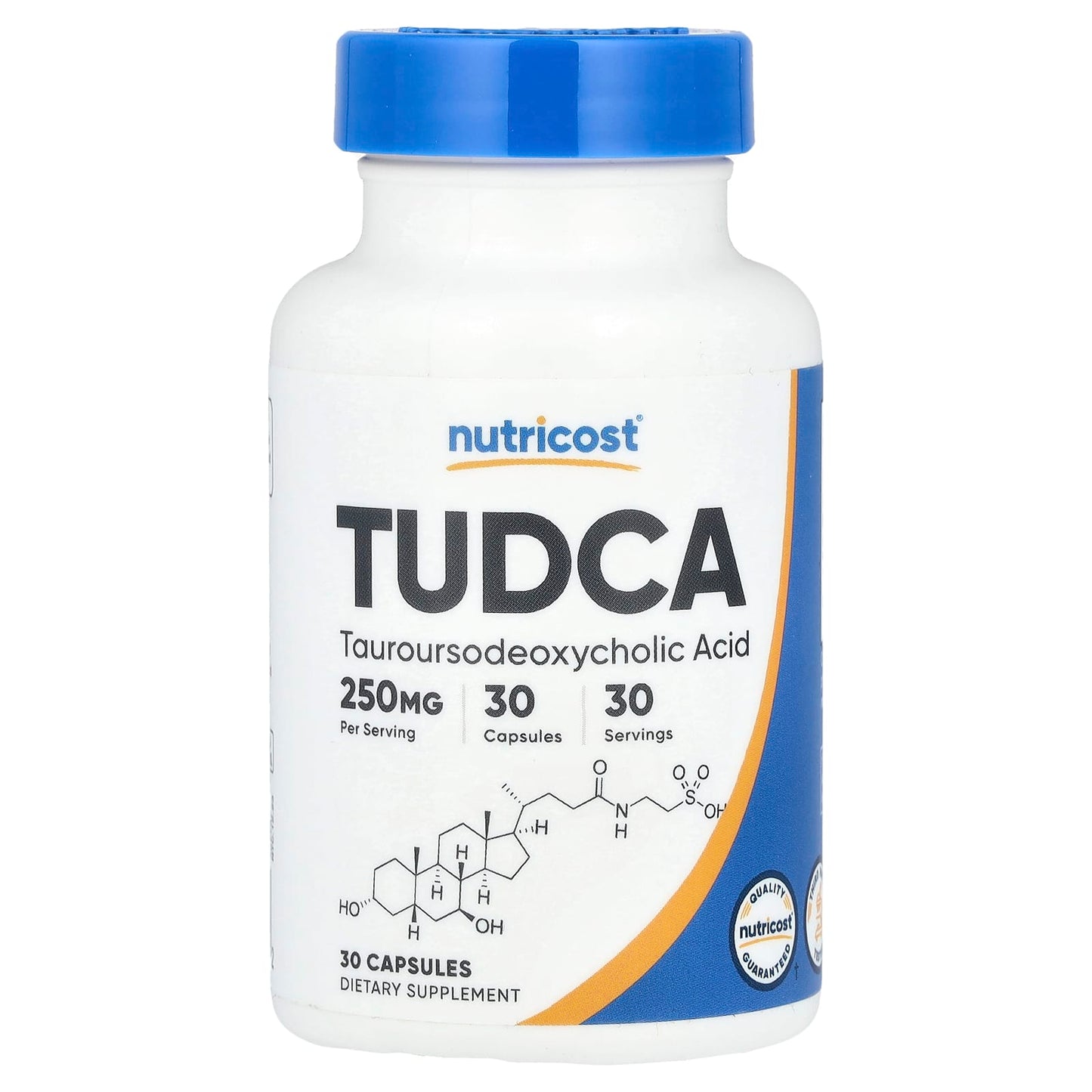 Nutricost, TUDCA, 250 mg, 30 Capsules - Image 1