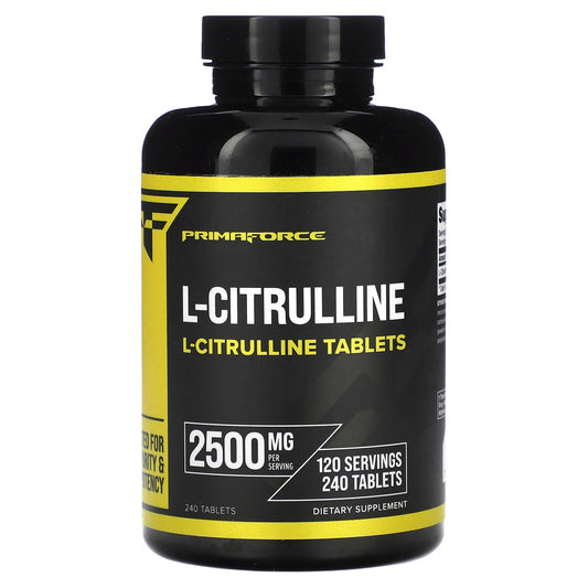 Primaforce, L-Citrulline, 240 Tablets (1,250 mg per Tablet) - Image 1