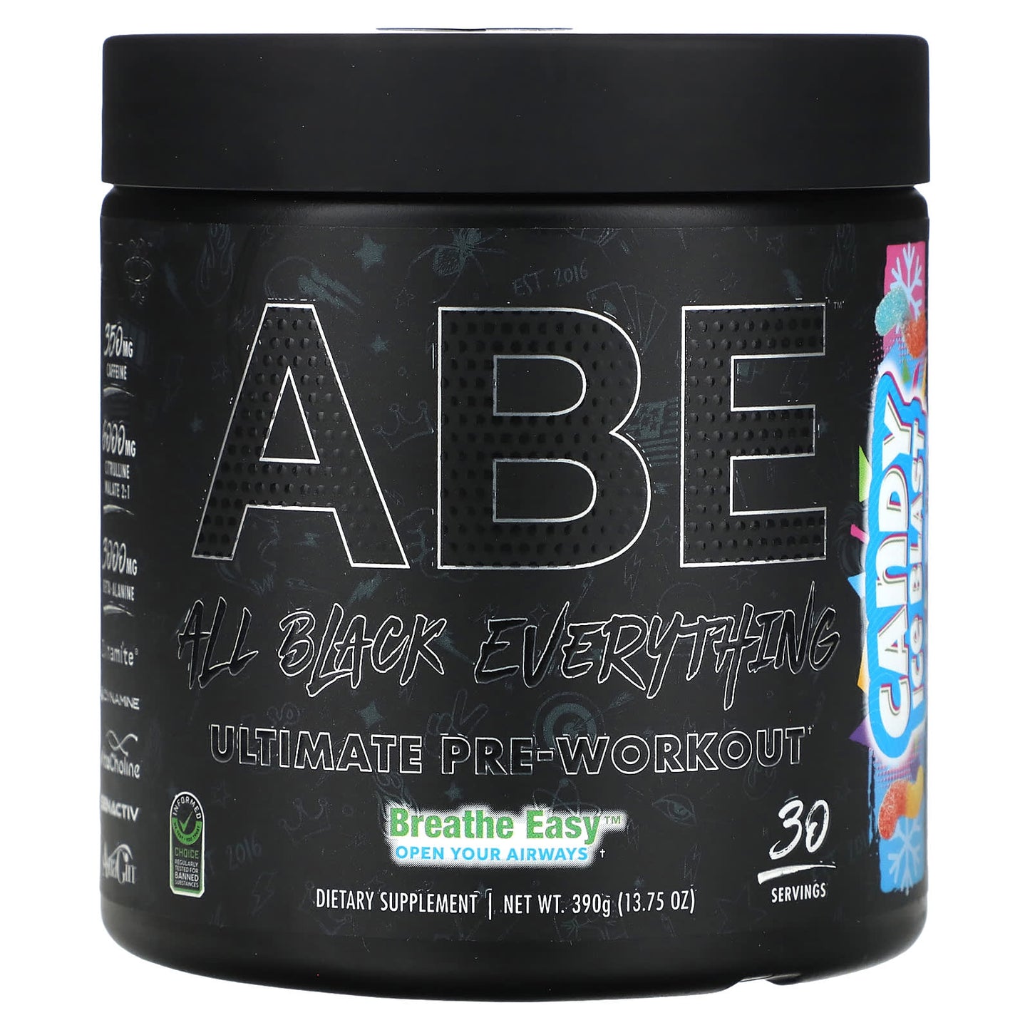 Unleash Your Potential with ABE Ultimate Pre-Workout - Candy Ice Blast - Image 1