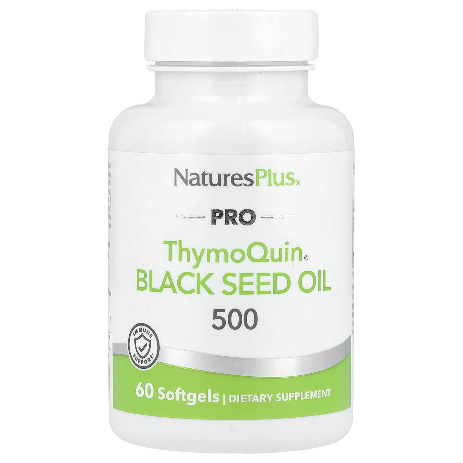 NaturesPlus, Pro ThymoQuin®, Black Seed Oil 500, 60 Softgels (500 mg per Softgel) - Image 1